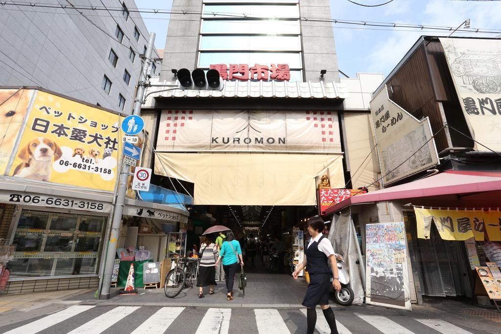 Fuku Hostel Nagomi Namba Osaka Bagian luar foto